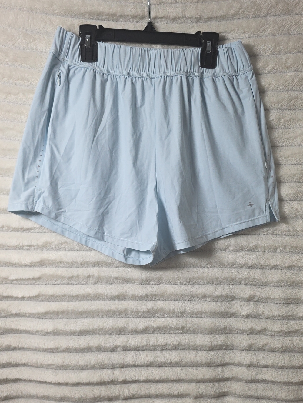 0585 Halara Light Blue‎ Women's Athletic Shorts